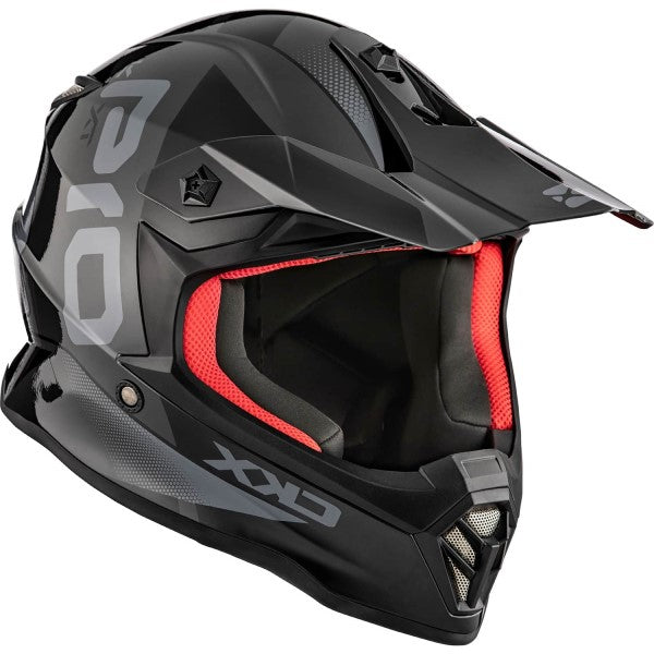 Casque de Motocross TX019Y Error Junior CKX Noir