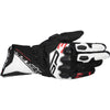 Gants de Moto SP-3 Alpinestars noir blanc et rouge, dessus
