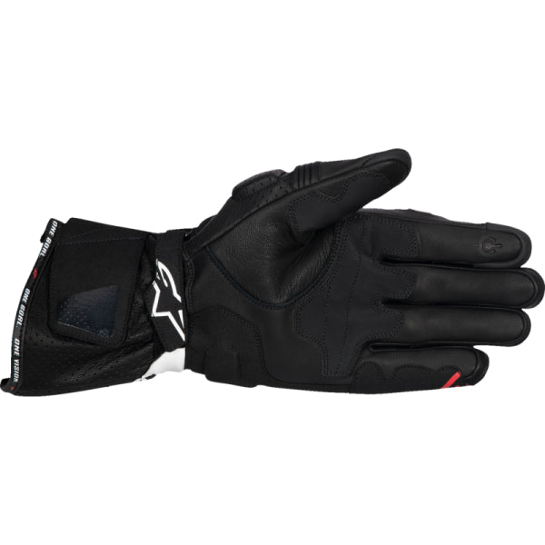Gants de Moto SP-3 Alpinestars noir blanc et rouge, paume