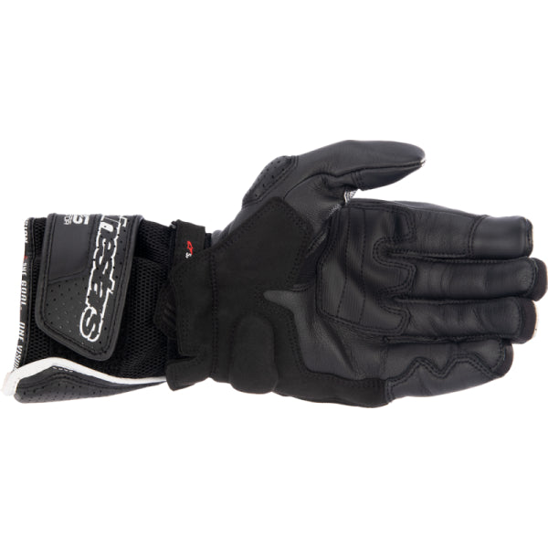 Gants de Moto SP-8 v3 Air Alpinestars noir blanc et rouge, paume