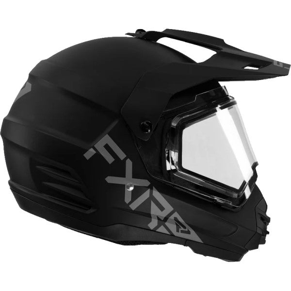 Casque Intégral de Motoneige Torque X Prime Visière Double FXR noir, côté droit