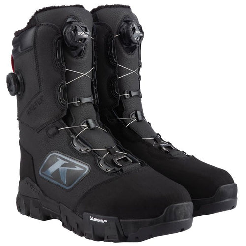 Bottes de Motoneige Adrenaline Pro S1K GTX BOA Klim noir, de 3/4