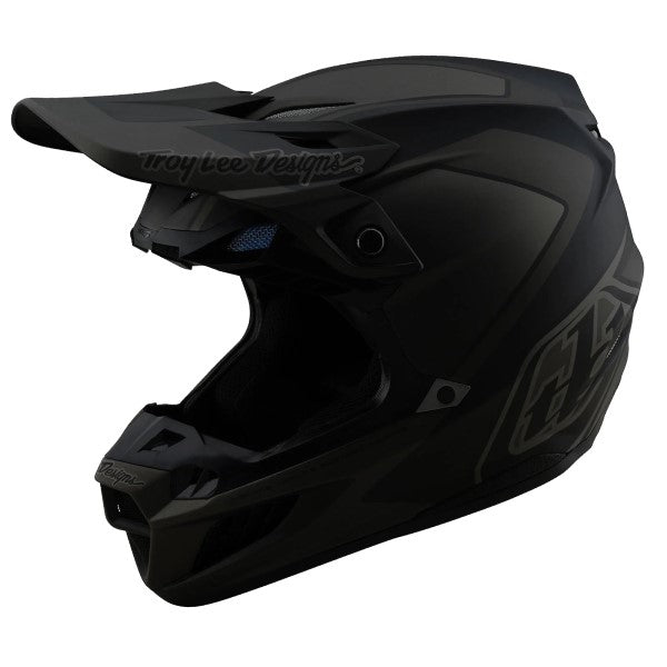 Casque de Motocross SE5 Composite Mono MIPS Troy Lee Designs noir, de 3/4