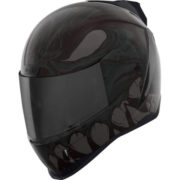Casque Intégral de Moto Airform MIPS Manik'RR Noir incliné de face