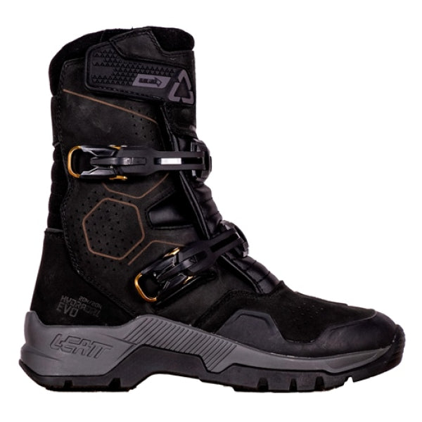 Bottes de Motocross ADV Hydradri 7.5 Courtes Enduro Leatt noir, de côté