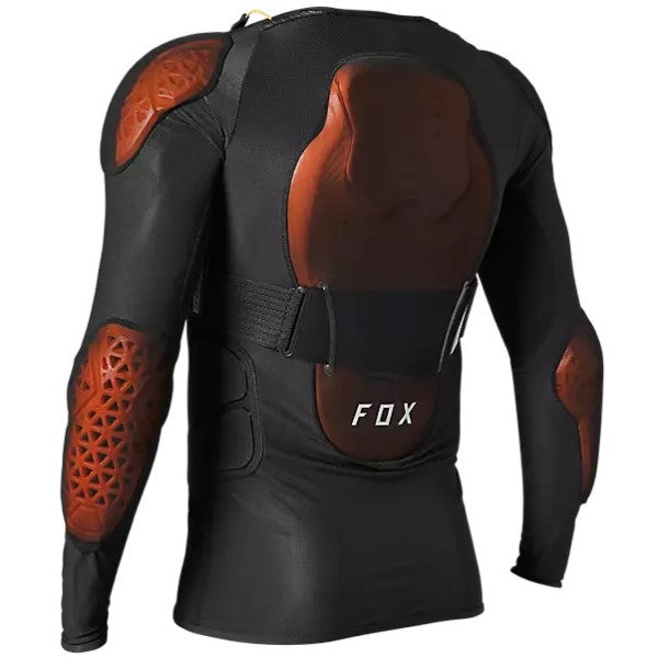 Chandail de Protection de Motocross Baseframe Pro D3O® Junior Fox noir, de dos
