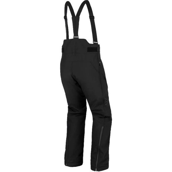 Pantalon de Motoneige Vertical Pro Isolé Softshell FXR noir, de dos