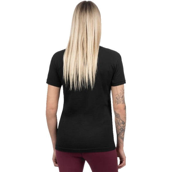 T-Shirt Emblem Premium Femme FXR noir, de dos