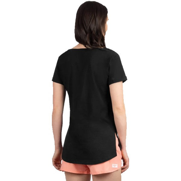 T-Shirt Lotus Femme FXR noir, de dos