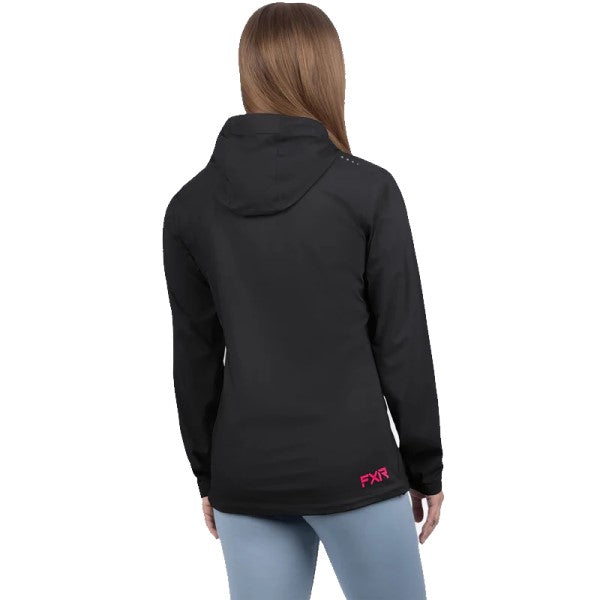 Manteau Adventure Lite Tri-Laminate Femme FXR noir, de dos