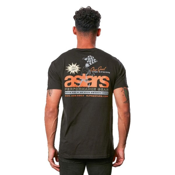 T-Shirt Flagged Alpinestars noir, de dos