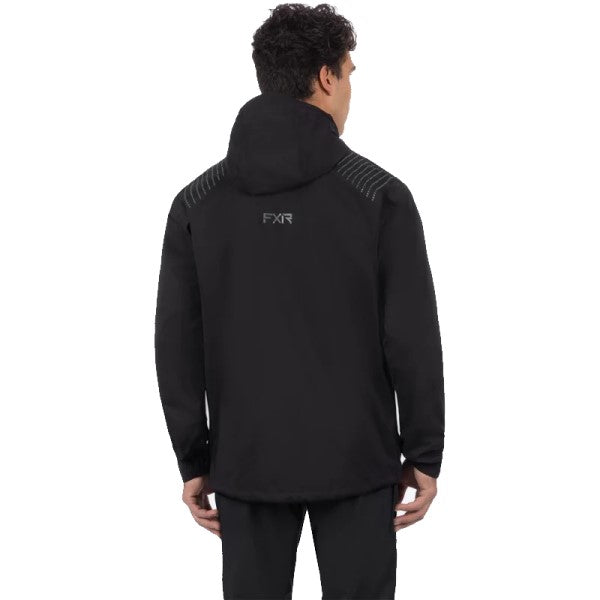 Manteau Adventure Lite Tri-Laminate FXR noir, de dos