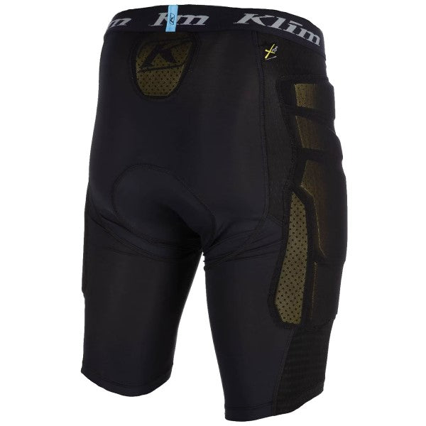 Short de Protection de Motocross Tactical Klim noir, de dos