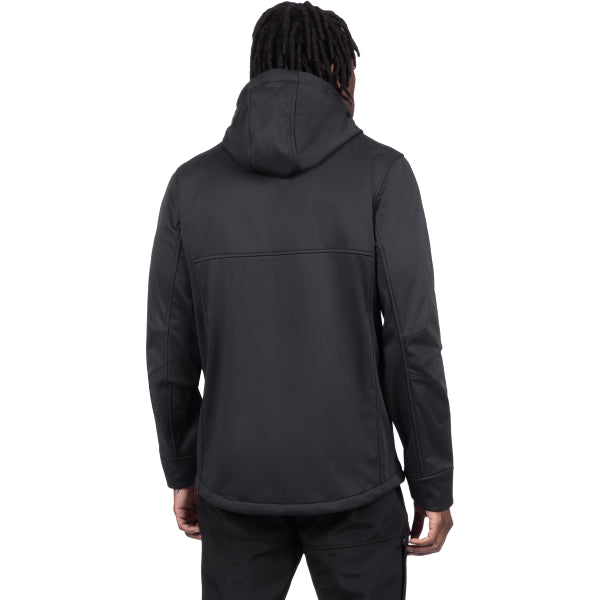 Manteau Hydrogen FXR noir, de dos