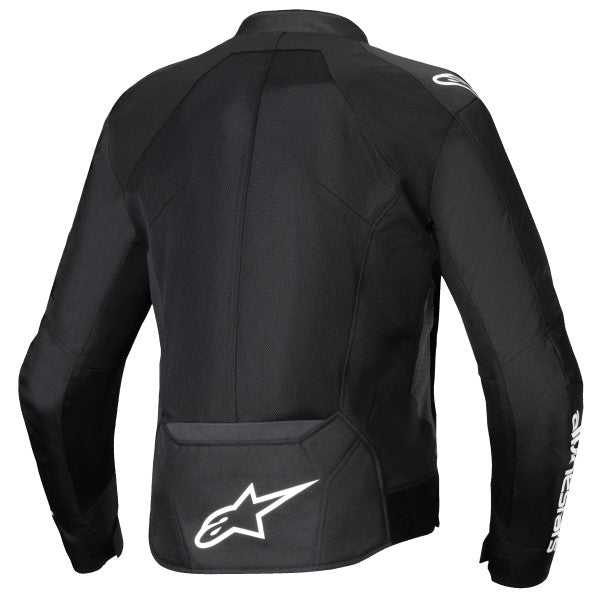 Manteau de Moto Viper Air V4 Alpinestars noir, de dos
