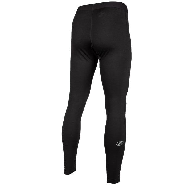 Pantalon Sous-Vêtement de Motoneige Teton Merino Wool Klim noir, de dos