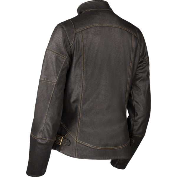 Manteau de Moto Tuscadero 3 Femme Icon noir, de dos