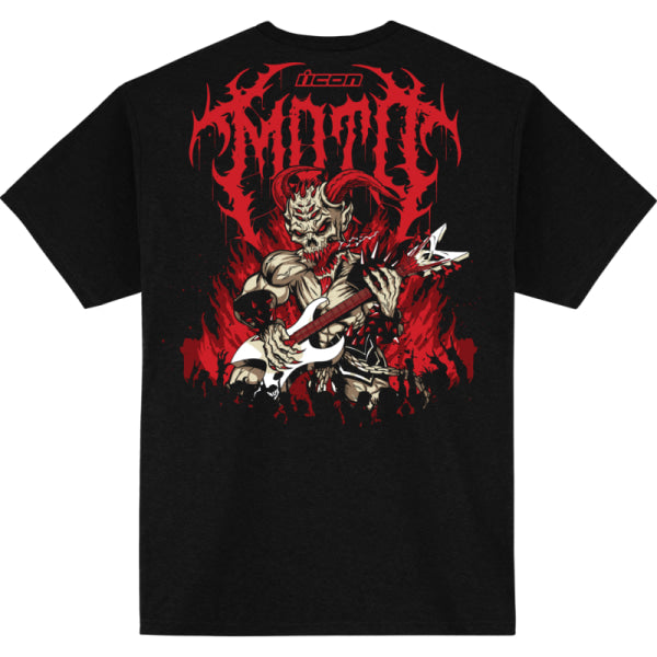 T-Shirt Blegh Icon noir, de dos