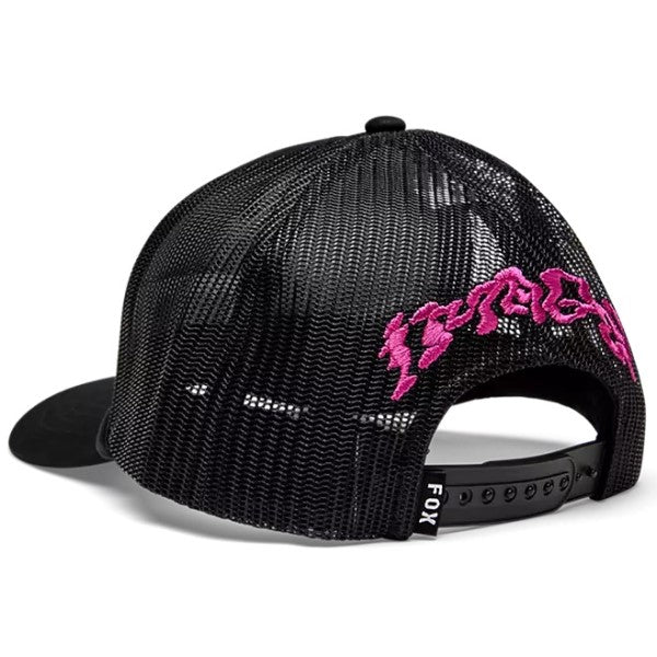 Casquette Hello Fox Trucker Femme Fox noir, de dos