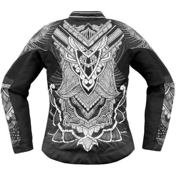 Manteau de Moto Overlord 3 Noble Femme Icon noir, de dos