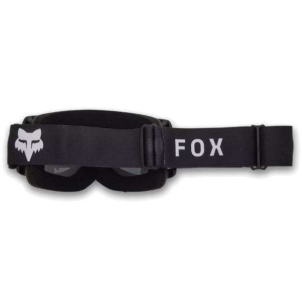 Lunette de Motocross Main Lentille Miroir Fox noir, de dos