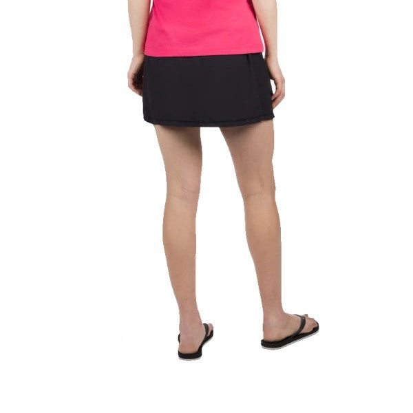 Jupe-Short Coastal Femme FXR noir, de dos