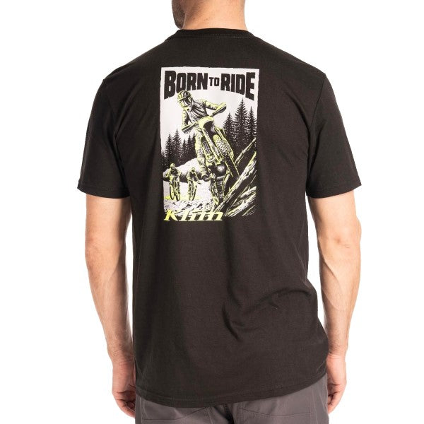 T-Shirt Saddle Mountain Tri-blend Klim noir, de dos