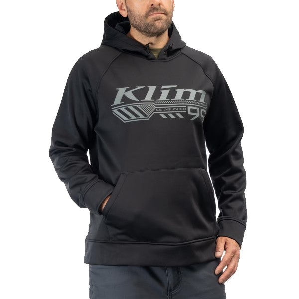 Coton ouaté Foundation Klim noir, de face