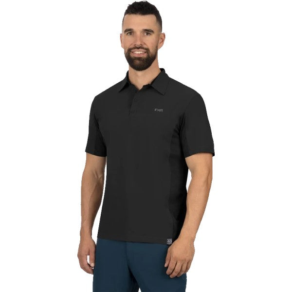 T-Shirt Breeze Performance UPF FXR noir, de face