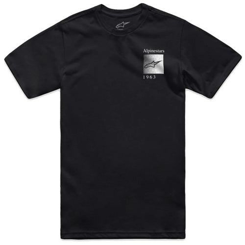 T-Shirt Boxes CSF Alpinestars noir, de face