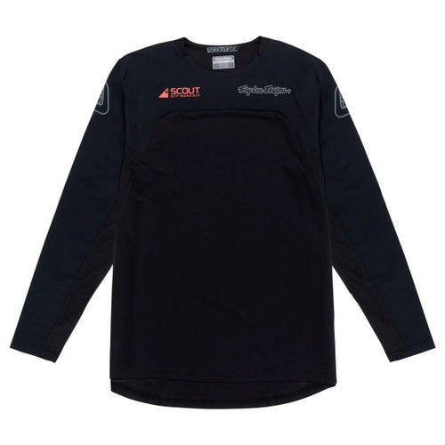 Chandail de Motocross Scout SE Systems Troy Lee Designs noir, de face