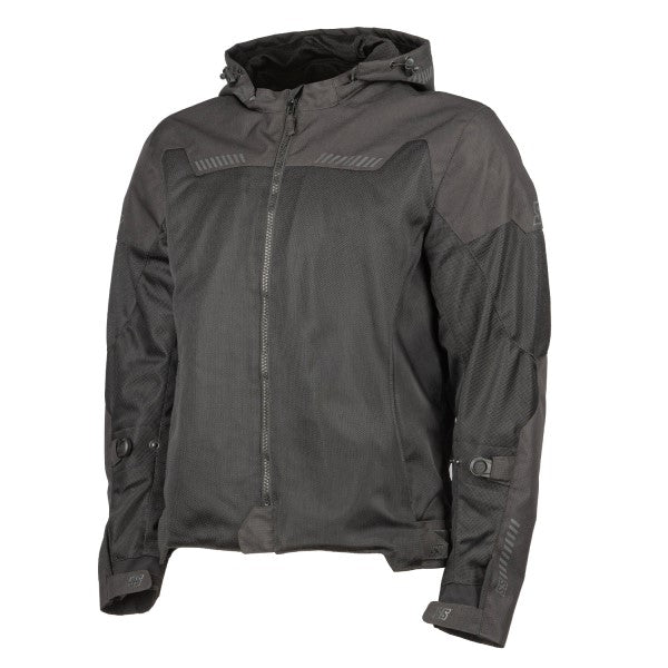 Manteau de Moto Trial By Fire Mesh Speed and Strength noir, de face