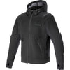 Coton Ouaté de Moto Moflow Air Tech Alpinestars noir, de face