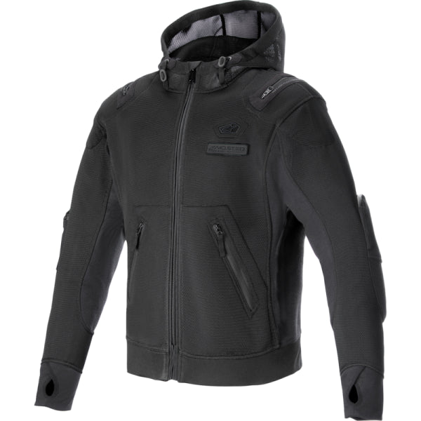 Coton Ouaté de Moto Moflow Air Tech Alpinestars noir, de face