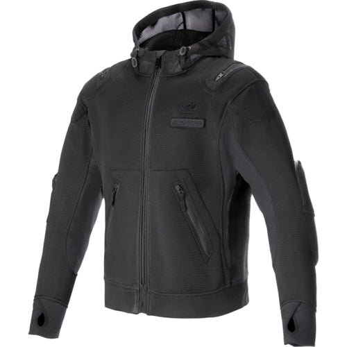 Coton Ouaté de Moto Moflow Air Tech Alpinestars noir, de face
