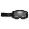 Lunette de Motocross Airspace Enduro Tear-Off Fox noir, de face