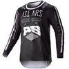 Chandail de Motocross Racer Found Junior Alpinestars noir, de face