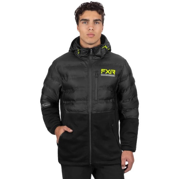 Manteau Matelassé Excursion Lt Hybrid FXR noir, de face