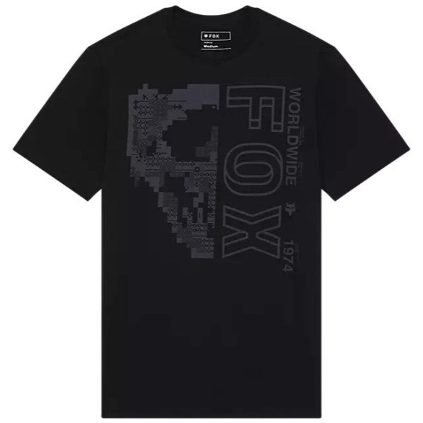 T-Shirt Image Skull Premium Fox noir, de face