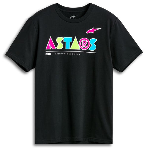 T-Shirt Cereal CSF Alpinestars noir, de face