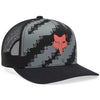 Casquette Image Trucker Fox noir, de face