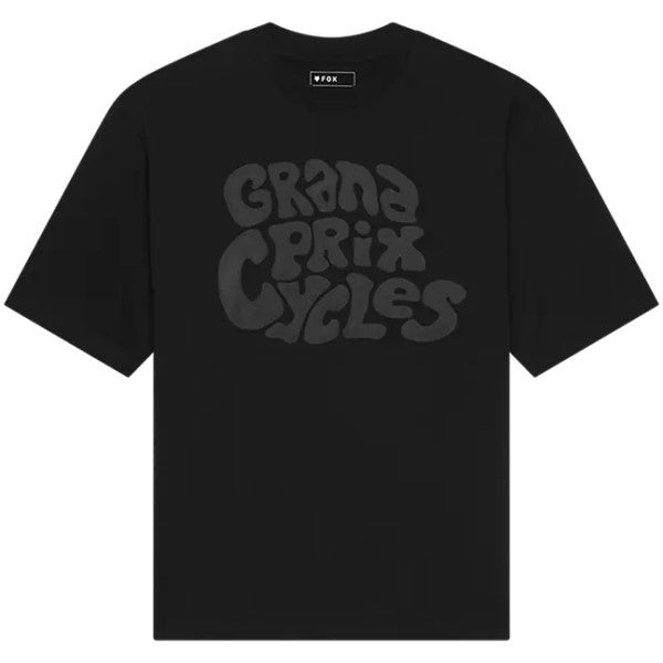 T-Shirt GPC Oversized Fox noir, de face