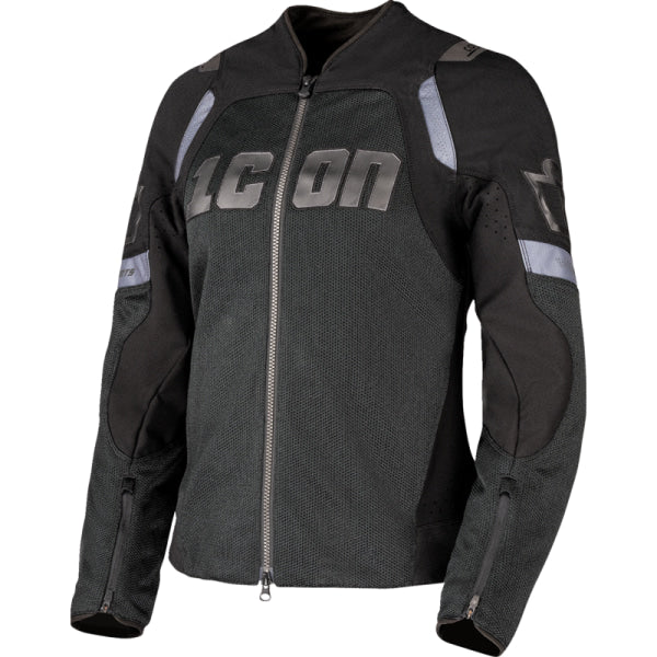 Manteau de Moto Contra 3 Femme Icon noir, de face
