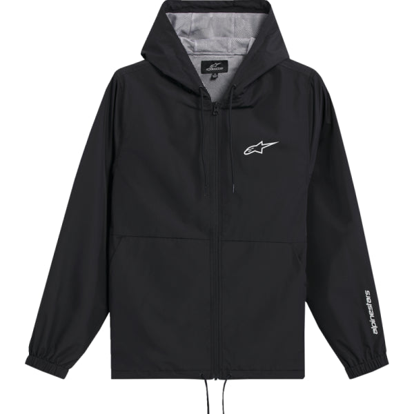 Manteau Coupe-Vent Speeder Alpinestars noir, de face