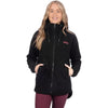 Manteau Sapphire Sherpa Femme FXR noir, de face