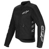 Manteau de Moto Stella T-Dyno Air Femme Alpinestas noir, de face