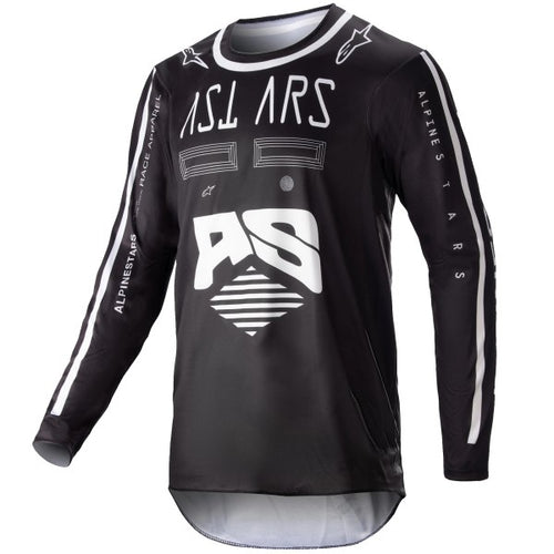 Chandail de Motocross Racer Found Alpinestars noir, de face