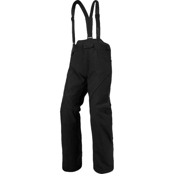 Pantalon de Motoneige Vertical Pro Isolé Softshell FXR noir, de face