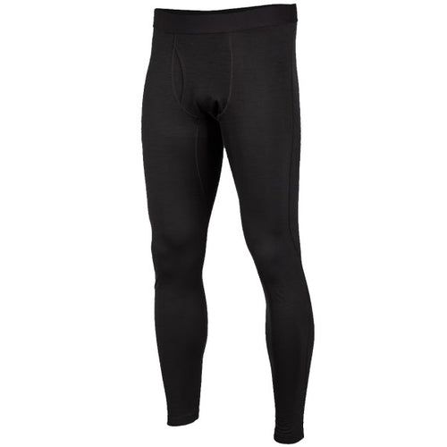 Pantalon Sous-Vêtement de Motoneige Teton Merino Wool Klim noir, de face