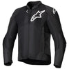 Manteau de Moto Viper Air V4 Alpinestars noir, de face